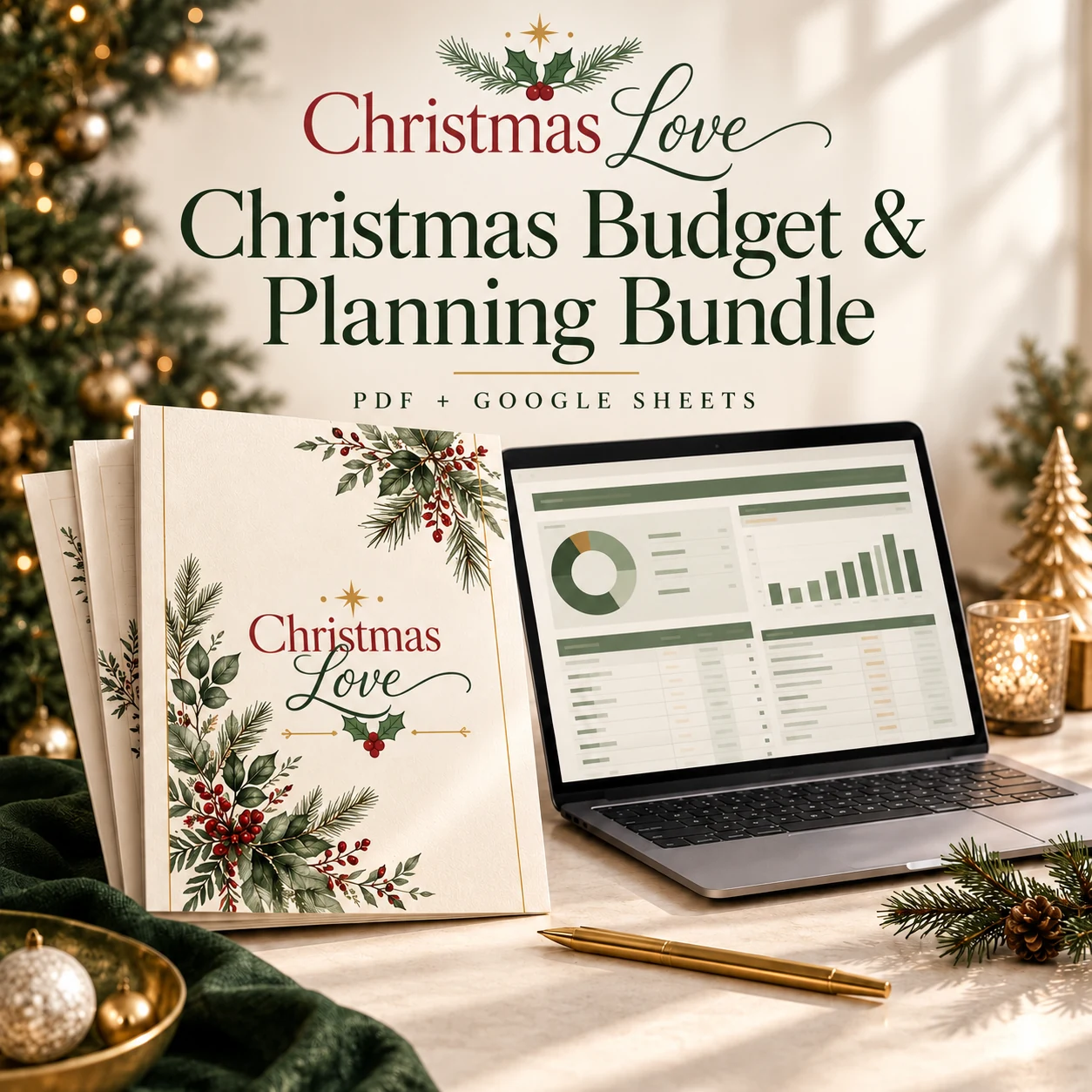 Christmas Budget & Planning Bundle: product cover
